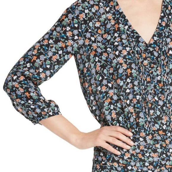 Veronica Beard Silk August Floral Boho Summer Mini Dress woman’s size 2 - Picture 4 of 12